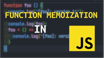 An interesting way to memoize a function in JavaScript