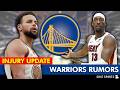 🚨Steph Curry Injury Update + WILD Warriors Rumors On Bam Adebayo &amp; Lonzo Ball To Golden State