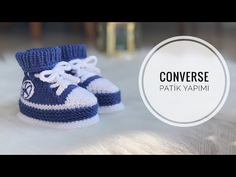 CONVERSE BEBEK PATİK YAPIMI