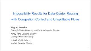 Celebrity Miguel Ferreira: Impossibility Results for Data-Center Routing Wealth