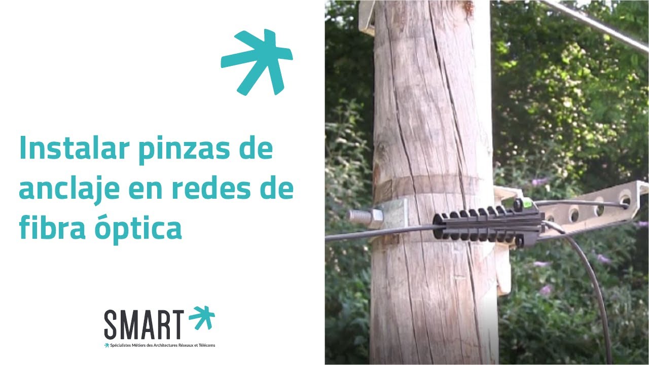 Grapa pared GAT para Cables Fibra Optica y Acometidas