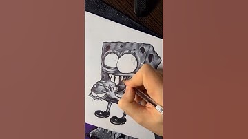 Crazy Spongebob Sketch -Wait for it 😍 #shorts