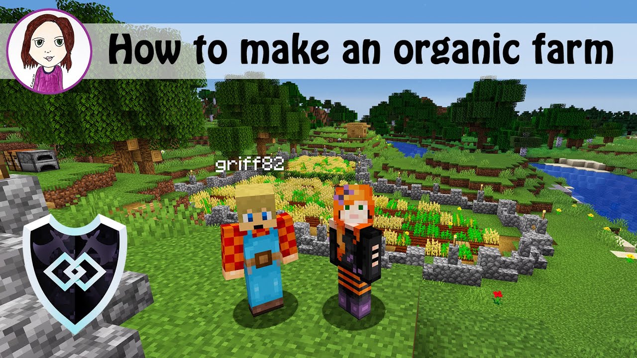 How to make an organic farm with Griff | 01 Obsidian Order | Minecraft