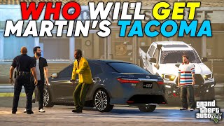 WHO WILL GET MARTIN'S TACOMA | MICHAEL VS POLICE | GTA 5 | Real Life Mods #502 |