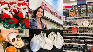 HALLOWEEN CLEARANCE SHOPPING! Homegoods, Target, & Michaels! + Holiday Decor & BIGGEST HAUL Yet!🤯