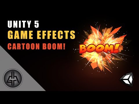 Unity 5 - Game Effects VFX - Cartoon Boom Explosion