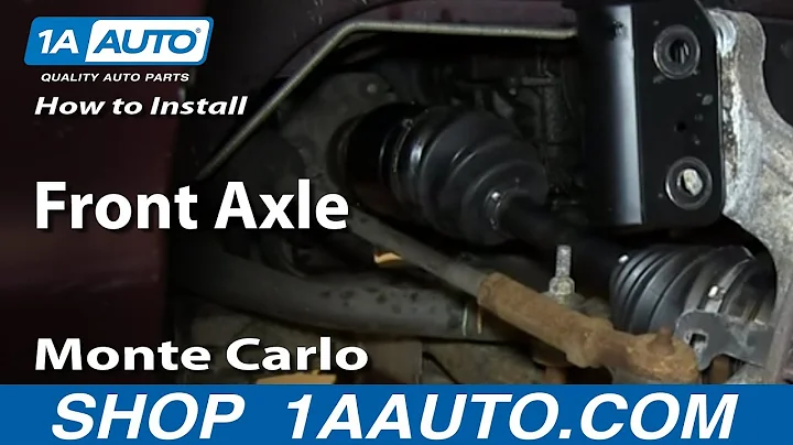 How to Replace CV Axle Shaft 00-07 Chevy Monte Carlo
