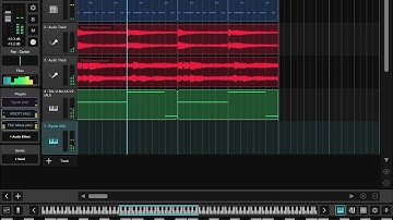 Zenbeats,  change instrument track to audio track
