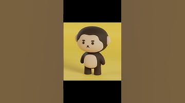 【Blender】3Dキャラクターモデリング #shorts