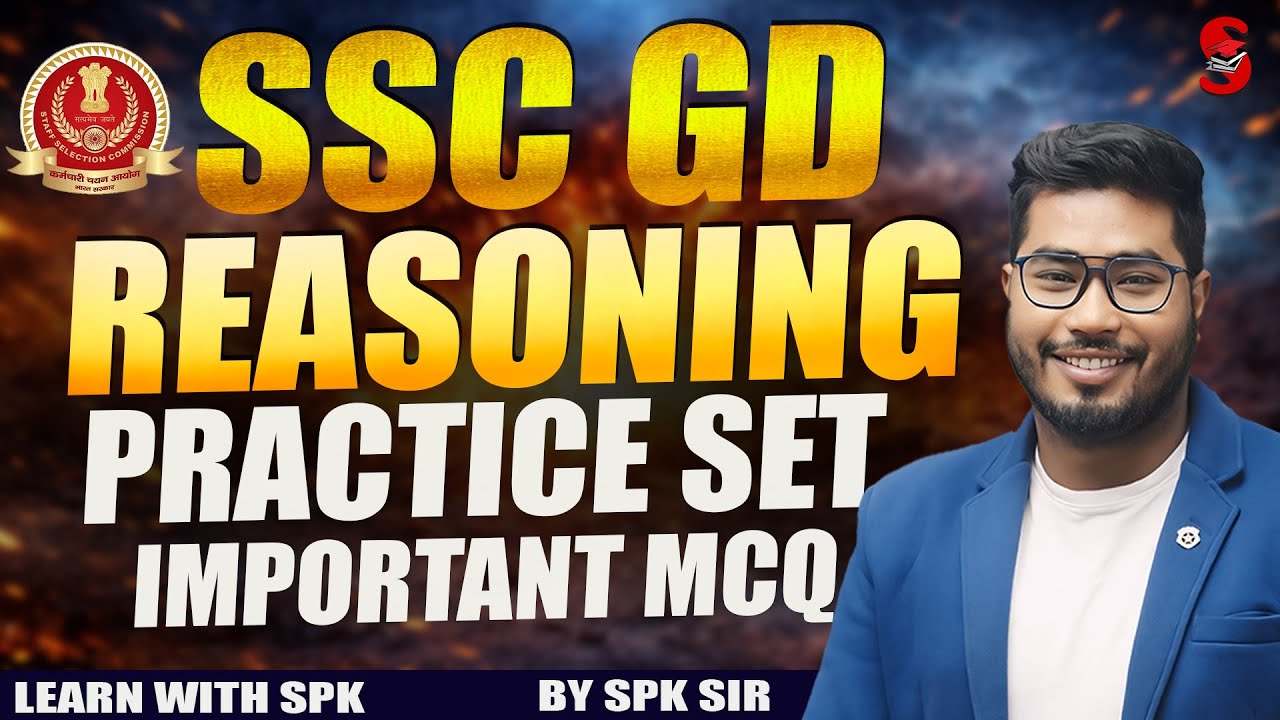 SSC GD II Reasoning || Practice set || by SPK Sir