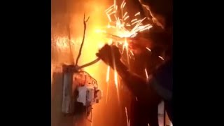 Not so funny electrician fail