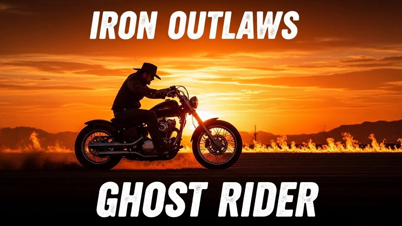 🔥 GHOST RIDER - Dark Outlaw Country Anthem | Iron Outlaws | Rebel Music for the Untamed