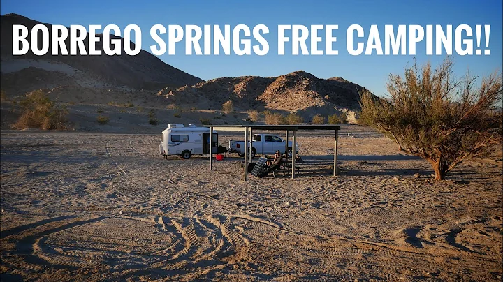 Free Camping at Ocotillo Wells SVRA & Clark Dry La...