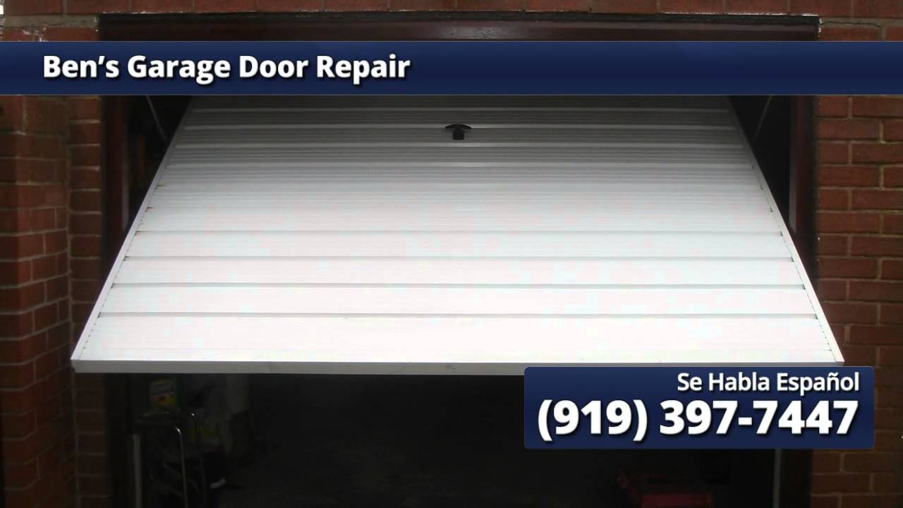 Garage Door Repair Cary Nc Ben S Garage Door Repair Youtube
