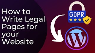 How to Write Legal Pages for your Website (Privacy Policy, Terms & Conditions & Refund Policy...)