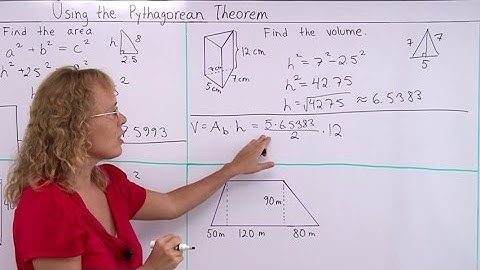 The Pythagorean Theorem and Geometry 3: Volume of a Triangular Prism