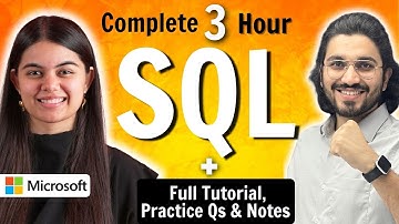 SQL - Complete Course in 3 Hours | SQL One Shot using MySQL