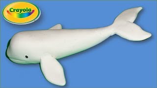 How to make Beluga Whale from Crayola Model Magic