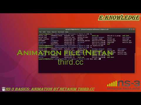 7. NS3 Basics: Animation by NetAnim in third.cc
