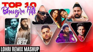 Lohri Special | Top 10 Bhangra Hits (Remix Mashup) | Latest Punjabi Songs 2021 | Speed Records