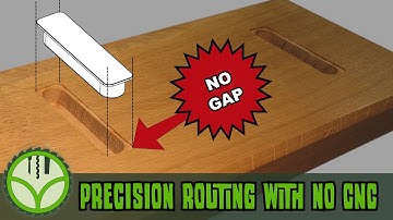 Precision routing with no CNC