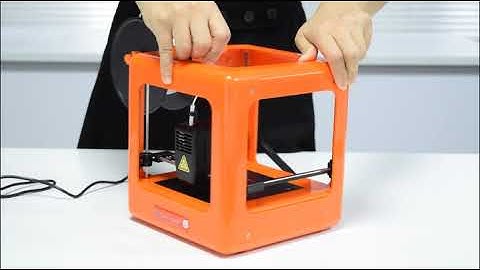 EASYTHREED mini 3d printer NANO operation video