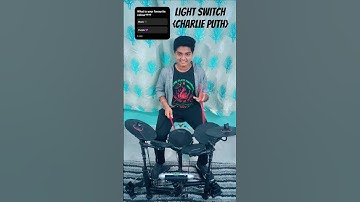 Light switch drum cover by K.C.Kushal #drums #dj #lifeisbutadream #drummer #nothingimposible