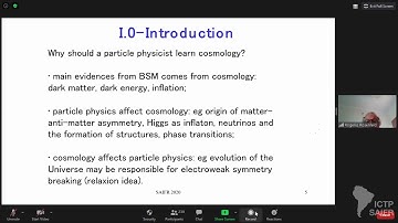 Early Universe for Particle Physics - 1 of 5