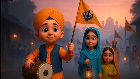 Guru Nanak Dev Ji Gurpurab Song  Prabhat Feri in Punjabi  Sikh Kids Rhyme by Gurumat Animation 2025