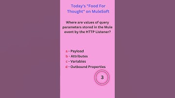 MuleSoft Questions Integration #mulesoft #integration #shorts #viral