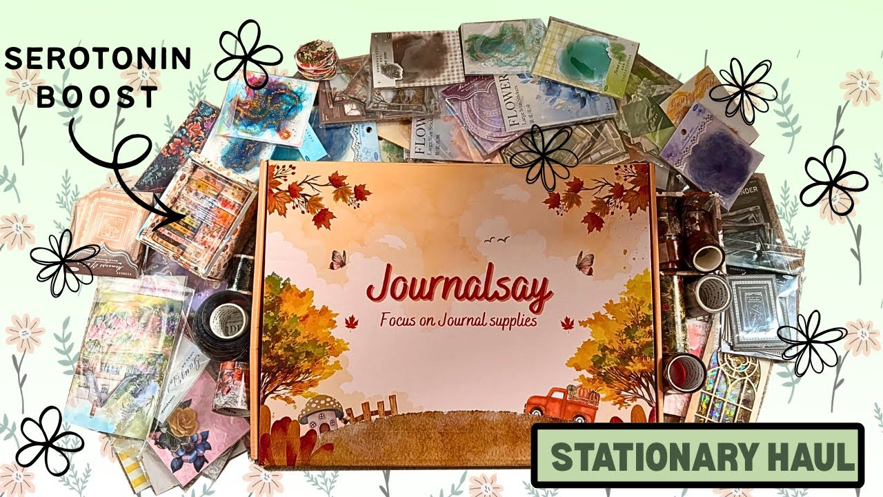 Huge Stationary Haul | an hour of pure joy ✨