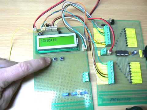 Real time clock with PIC 16F819