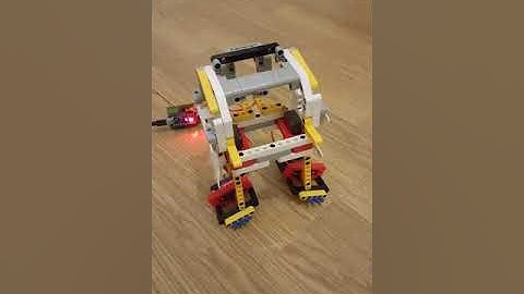 Arduino biped robot with lego parts