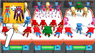 Superhero Monster Merge Master Gameplay Walkthrough #1 (Android, IOS)