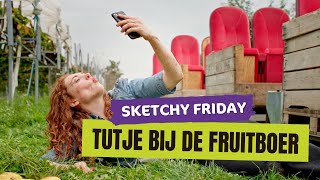 Sketchy Friday - Tutje bij de fruitboer