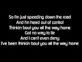 Tamar Braxton - All The Way Home lyrics on screen