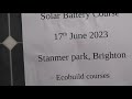 Solar battery course: June 17th 2023