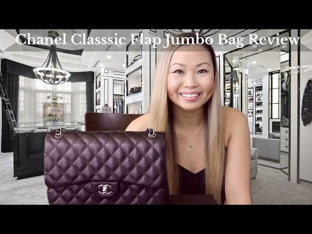 Unboxing Video - Chanel Medium Classic Flap in Burgundy Caviar Leather with  Champagne Gold Hardware! 