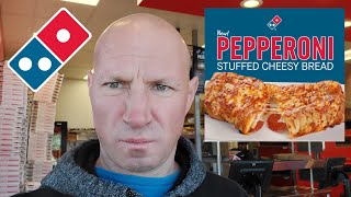 Dominos New Pepperoni Stuffed Cheesy Bread