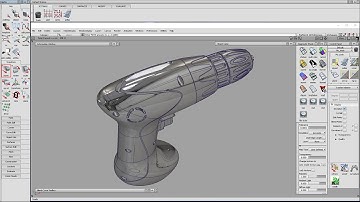 Alias 3D modelling tutorial - IKEA Fixa cordless screwdriver 2