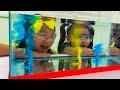 Jannie and Ellie Sink or Float Home DIY Science Experiments for Kids | Science Projects Videos