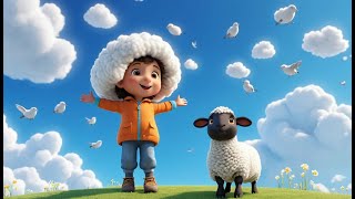 White Sheep, Fluffy and Fat | Cozy Farm Animal Rhyme for Toddlers | Soft & Bouncy Song screenshot 5