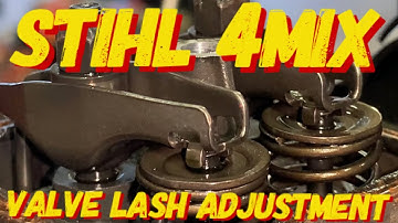 HOW TO PROPERLY ADJUST THE VALVES ON A #STIHL 4 CYCLE #4MIX ENGINE
