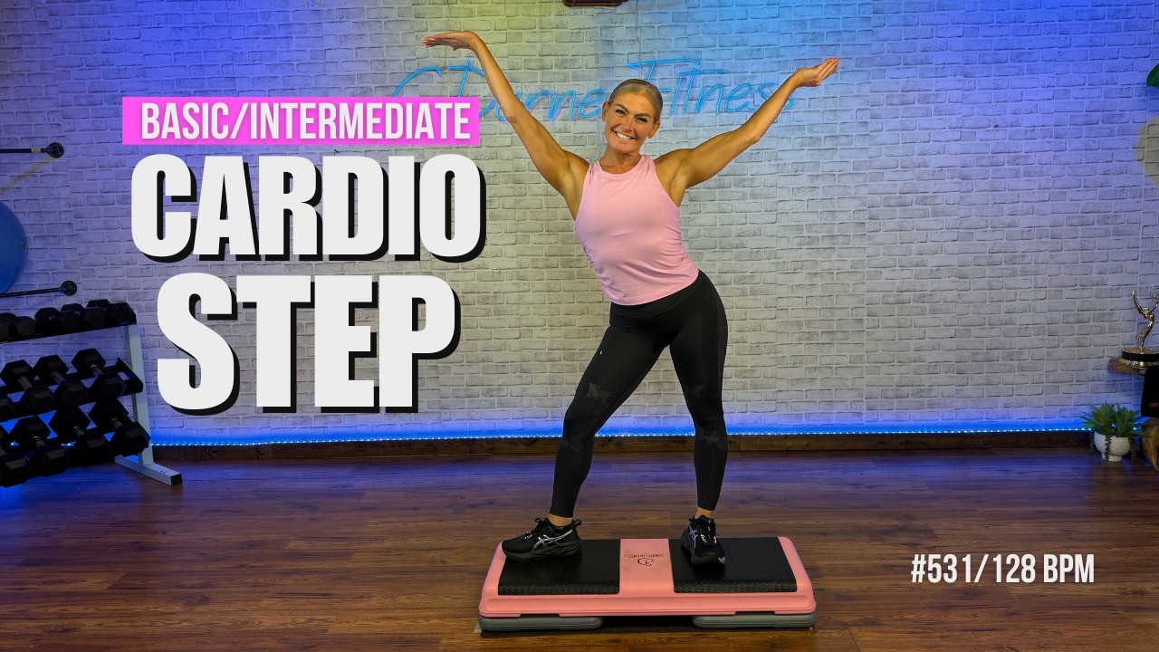 Step Intermediate Video STEP AEROBICS WORKOUT | Easy-to-follow & Doable | Basic-Intermediate ...