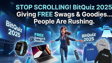 STOP SCROLLING! BitQuiz 2025 Giving FREE Swags & Goodies… People Are Rushing #freeswags #freegoodies