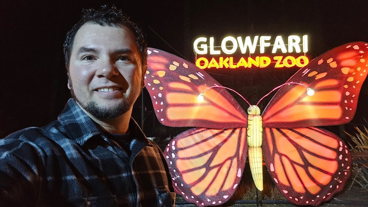 My first time to Oakland Zoo's Glowfari 2024