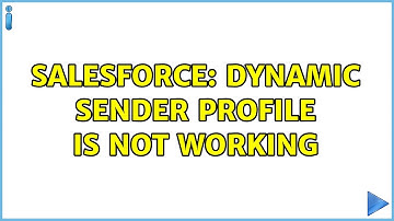 Salesforce: Dynamic Sender profile is Not Working