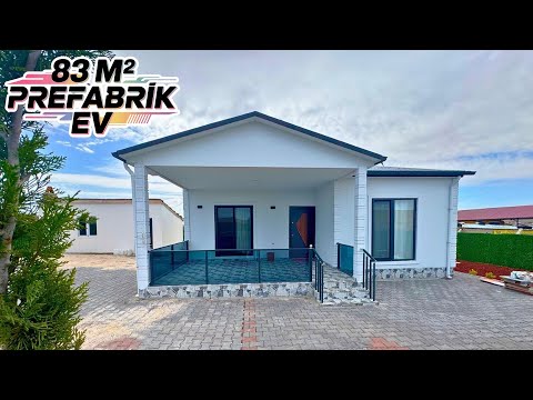 HER ŞEY DAHİL 83 M² 2+1 PREFABRİK EV TURU | 2025 Prefabrik Ev Maliyetleri