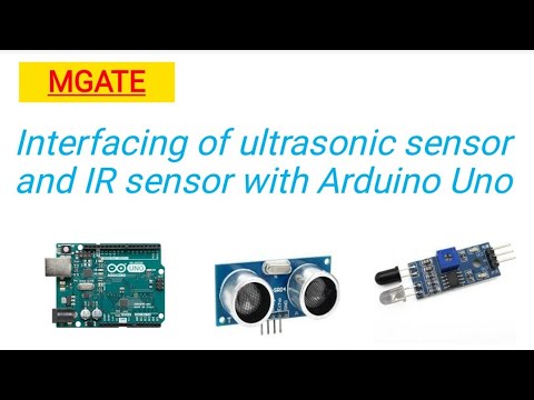 Interfacing of ultrasonic sensor and IR sensor with Arduino Uno ...