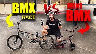 JE RIDE UN TERRAIN SECRET !   ( Bmx Race VS Mini Bmx)